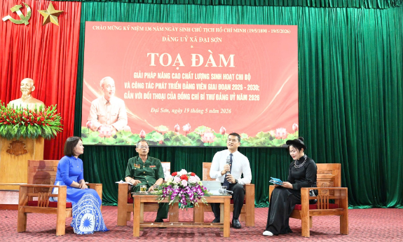 Đại Sơn: Tọa đàm nâng cao chất lượng sinh hoạt chi bộ, củng cố tổ chức cơ sở Đảng